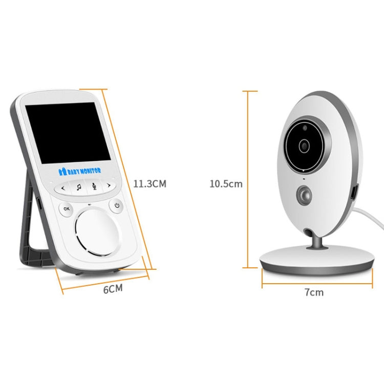 VB605 2.4 inch LCD 2.4GHz Wireless Surveillance Camera Baby Monitor, Support Two Way Talk Back, Night Vision, VB605 VB605 2.4 inch LCD 2.4GHz Wireless Surveillance Camera Baby Monitor, Support Two Way Talk Back, Night Vision, VB605